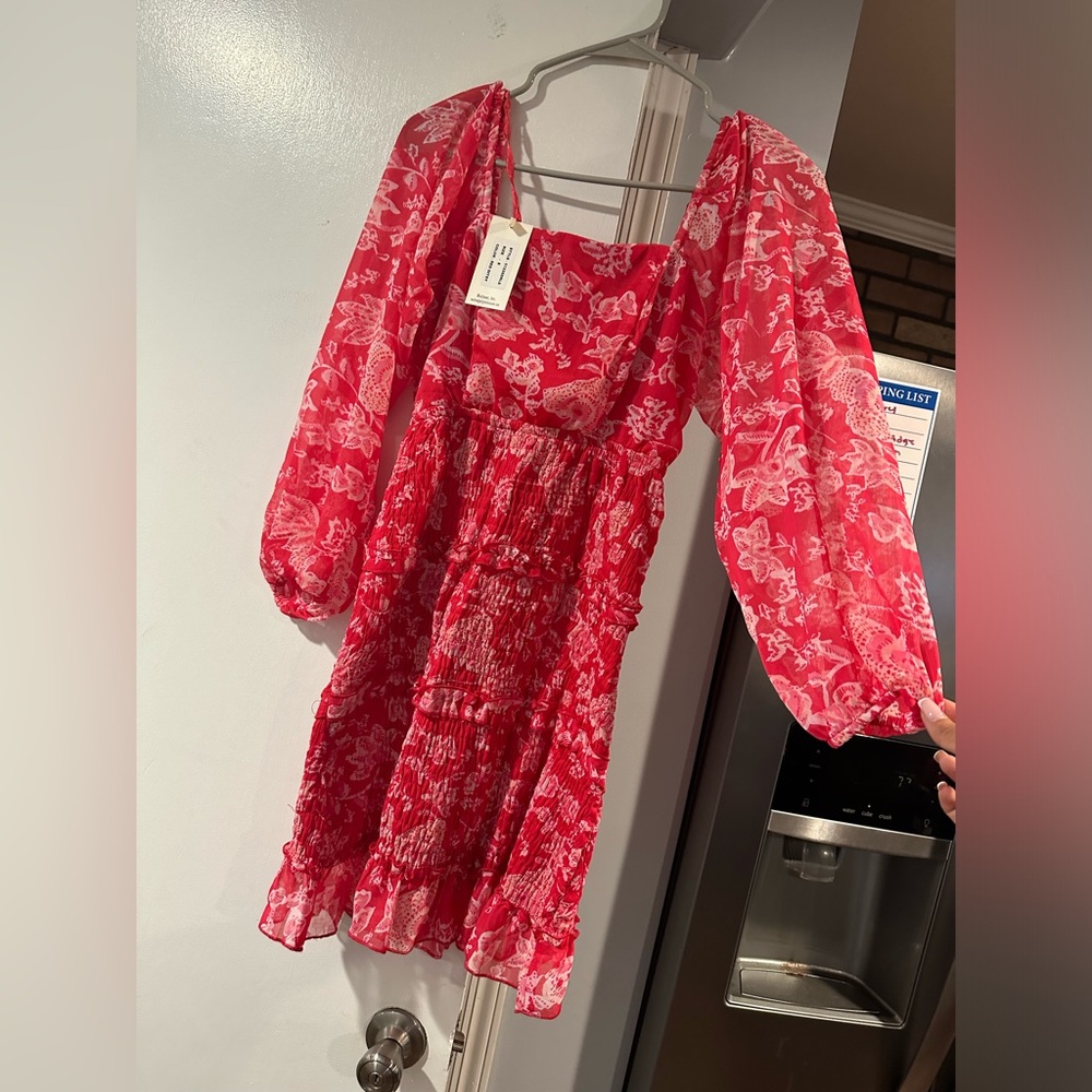 Pretty pink floral like dress